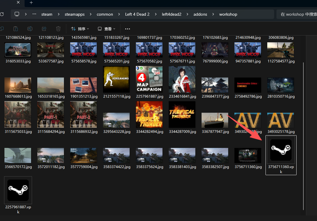 addons\workshop 目录示例